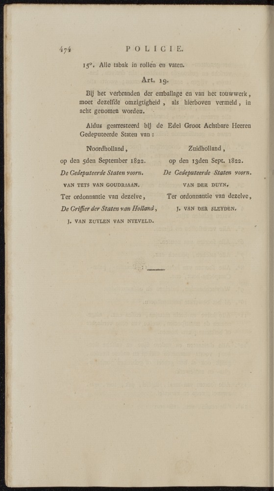 Nederlandsche pandecten, of Verzameling van wetten in het Koningrijk der Nederlanden / door W.Y. van Hamelsveld - 