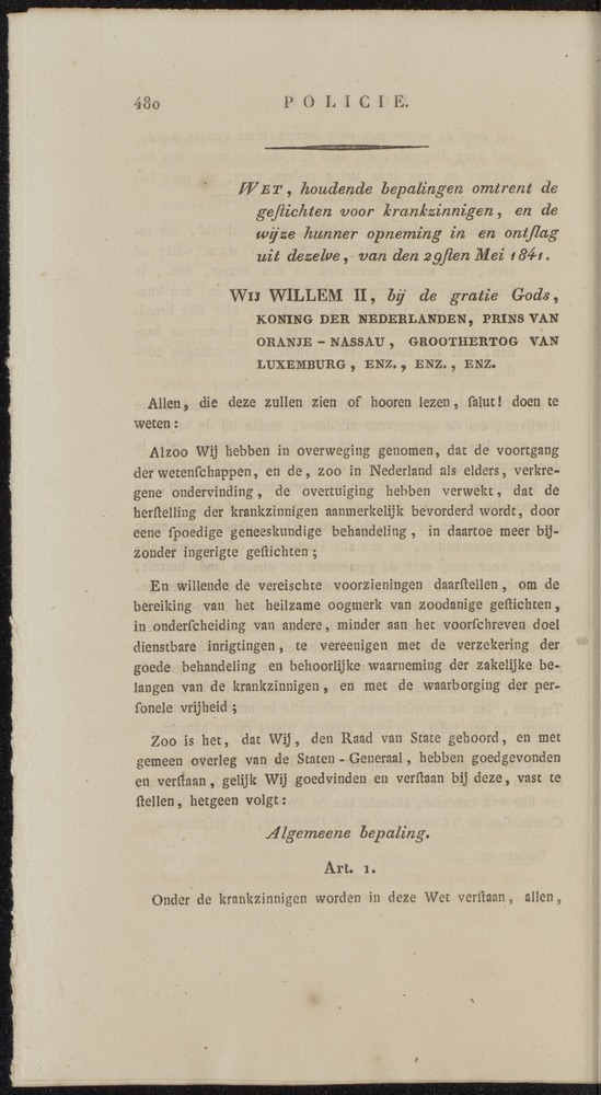 Nederlandsche pandecten, of Verzameling van wetten in het Koningrijk der Nederlanden / door W.Y. van Hamelsveld - 