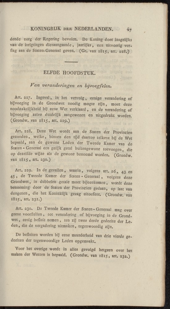 Nederlandsche pandecten, of Verzameling van wetten in het Koningrijk der Nederlanden / door W.Y. van Hamelsveld - 