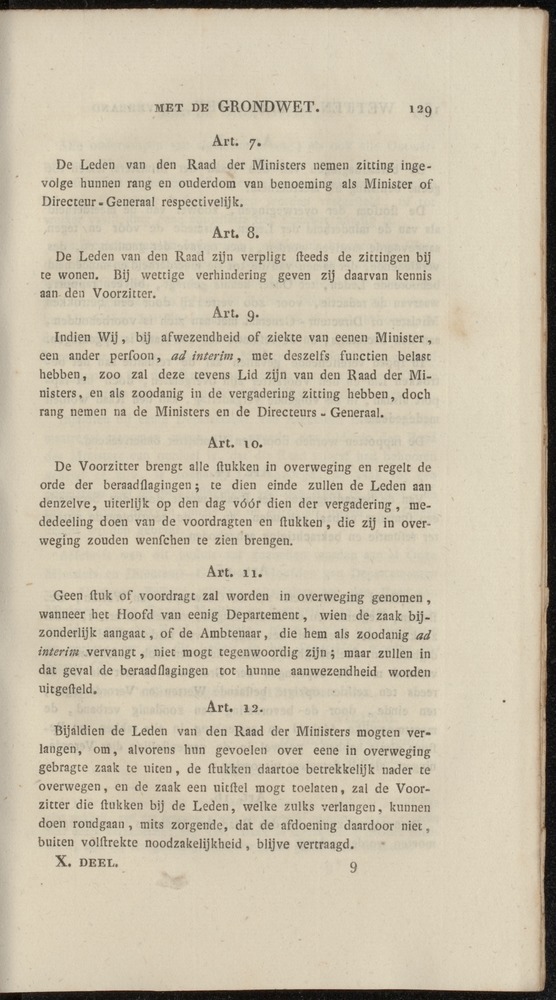 Nederlandsche pandecten, of Verzameling van wetten in het Koningrijk der Nederlanden / door W.Y. van Hamelsveld - 