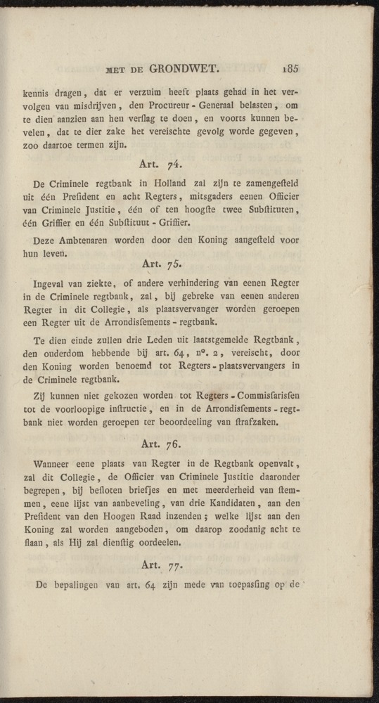 Nederlandsche pandecten, of Verzameling van wetten in het Koningrijk der Nederlanden / door W.Y. van Hamelsveld - 