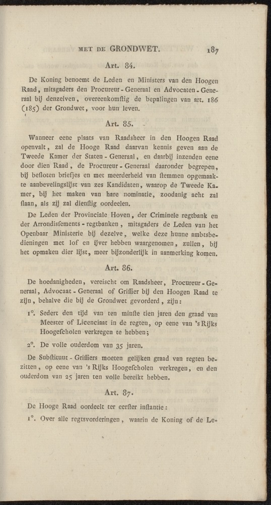 Nederlandsche pandecten, of Verzameling van wetten in het Koningrijk der Nederlanden / door W.Y. van Hamelsveld - 