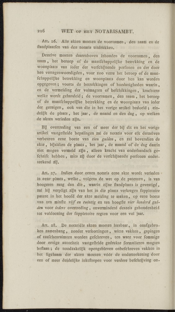 Nederlandsche pandecten, of Verzameling van wetten in het Koningrijk der Nederlanden / door W.Y. van Hamelsveld - 