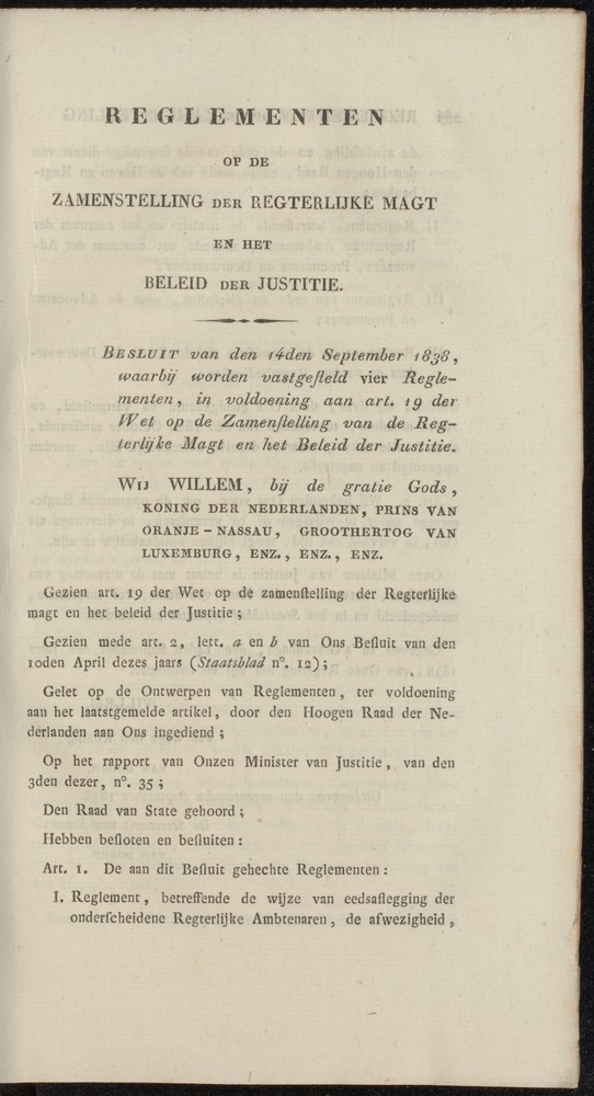 Nederlandsche pandecten, of Verzameling van wetten in het Koningrijk der Nederlanden / door W.Y. van Hamelsveld - 