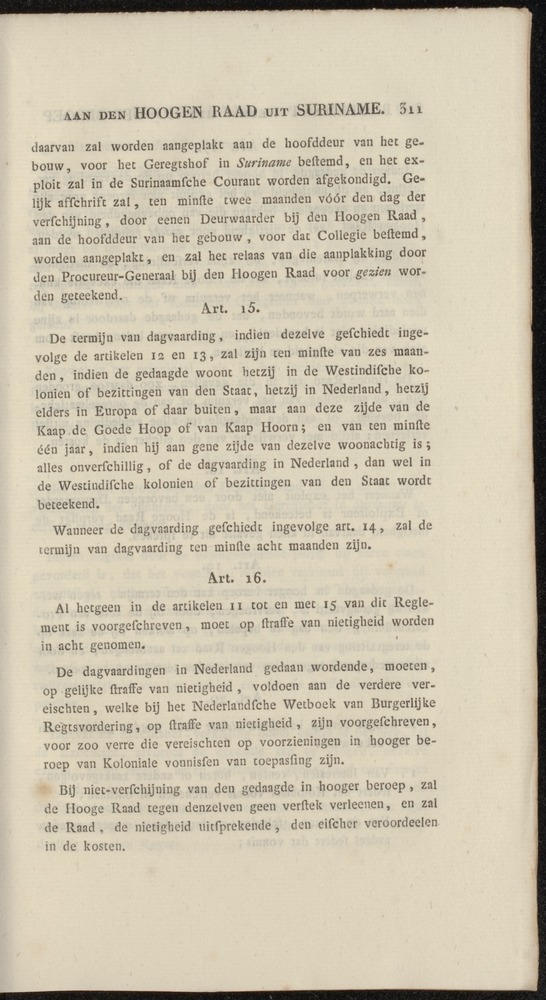 Nederlandsche pandecten, of Verzameling van wetten in het Koningrijk der Nederlanden / door W.Y. van Hamelsveld - 