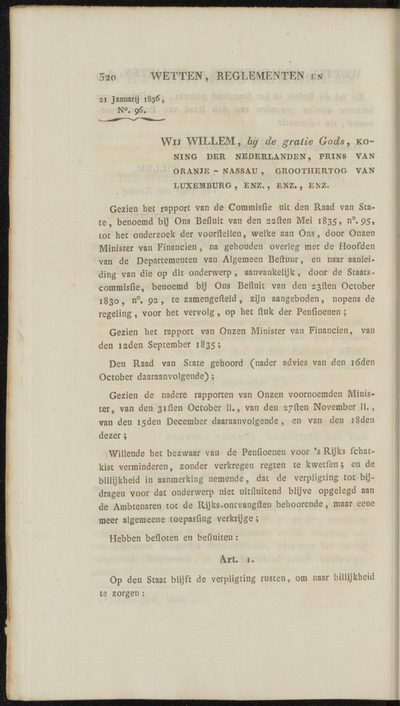 Nederlandsche pandecten, of Verzameling van wetten in het Koningrijk der Nederlanden / door W.Y. van Hamelsveld - 
