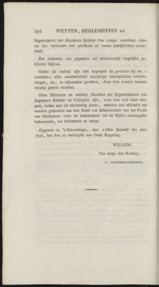 Nederlandsche pandecten, of Verzameling van wetten in het Koningrijk der Nederlanden / door W.Y. van Hamelsveld - 