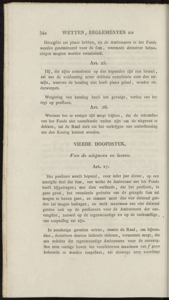 Nederlandsche pandecten, of Verzameling van wetten in het Koningrijk der Nederlanden / door W.Y. van Hamelsveld - 