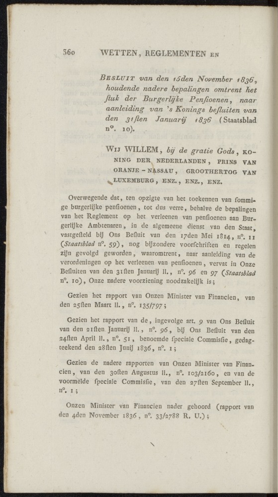 Nederlandsche pandecten, of Verzameling van wetten in het Koningrijk der Nederlanden / door W.Y. van Hamelsveld - 