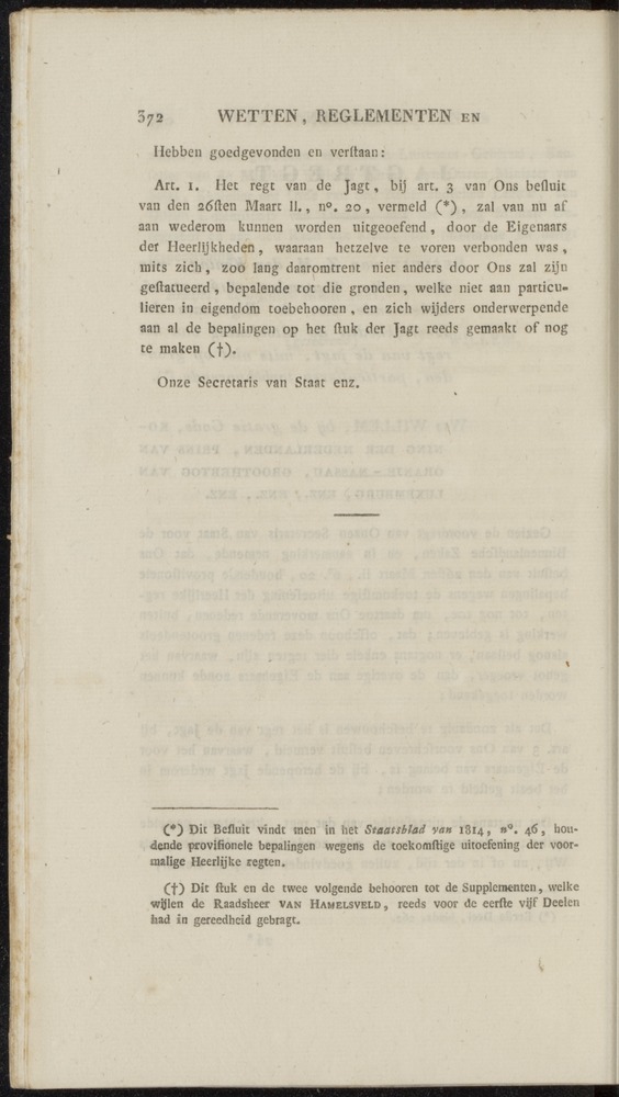 Nederlandsche pandecten, of Verzameling van wetten in het Koningrijk der Nederlanden / door W.Y. van Hamelsveld - 