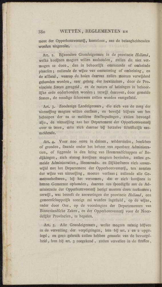Nederlandsche pandecten, of Verzameling van wetten in het Koningrijk der Nederlanden / door W.Y. van Hamelsveld - 