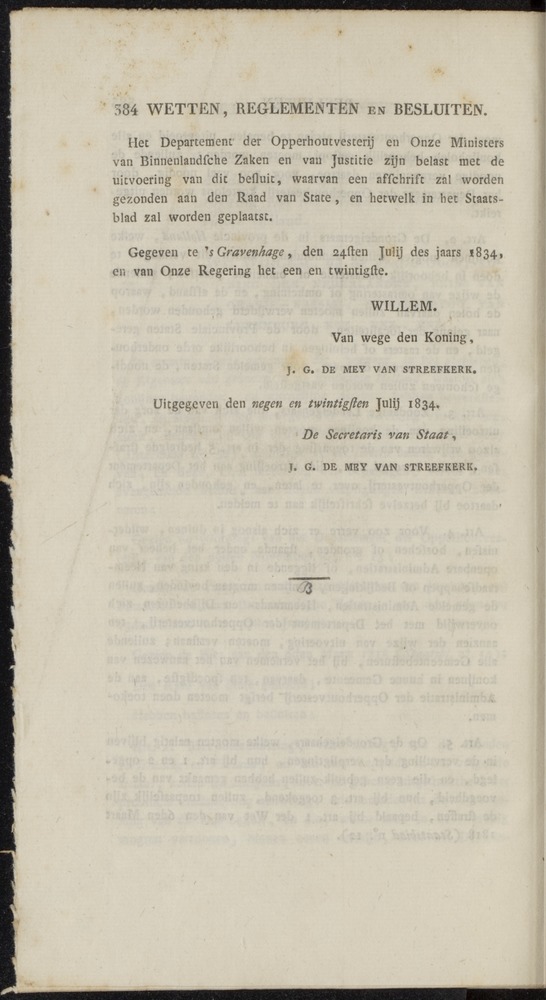 Nederlandsche pandecten, of Verzameling van wetten in het Koningrijk der Nederlanden / door W.Y. van Hamelsveld - 