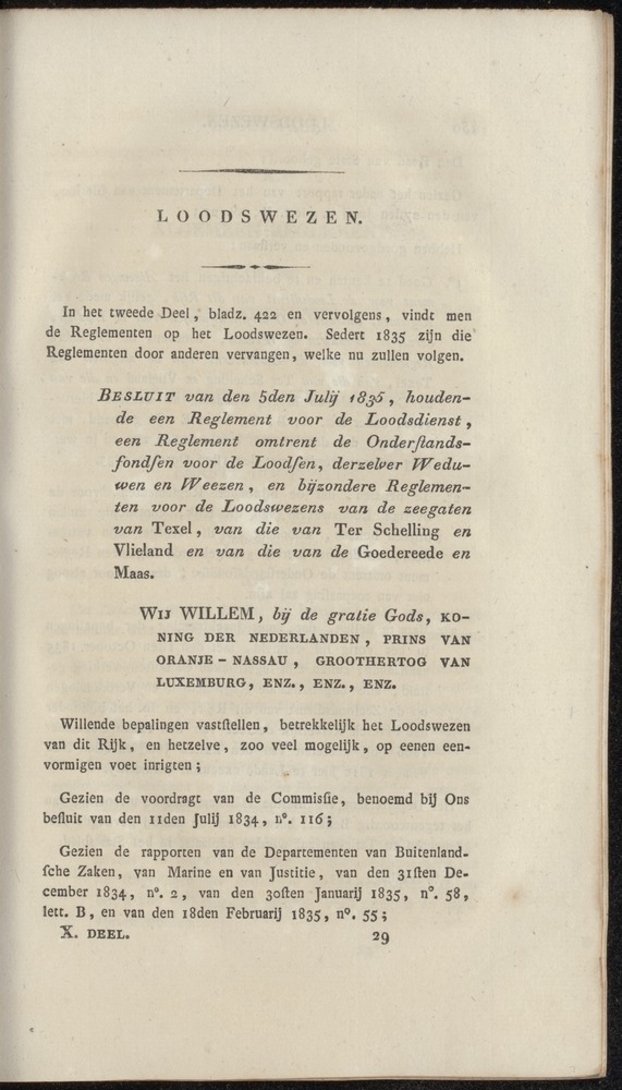 Nederlandsche pandecten, of Verzameling van wetten in het Koningrijk der Nederlanden / door W.Y. van Hamelsveld - 