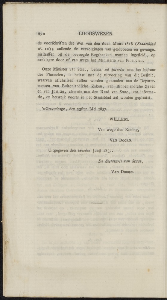 Nederlandsche pandecten, of Verzameling van wetten in het Koningrijk der Nederlanden / door W.Y. van Hamelsveld - 