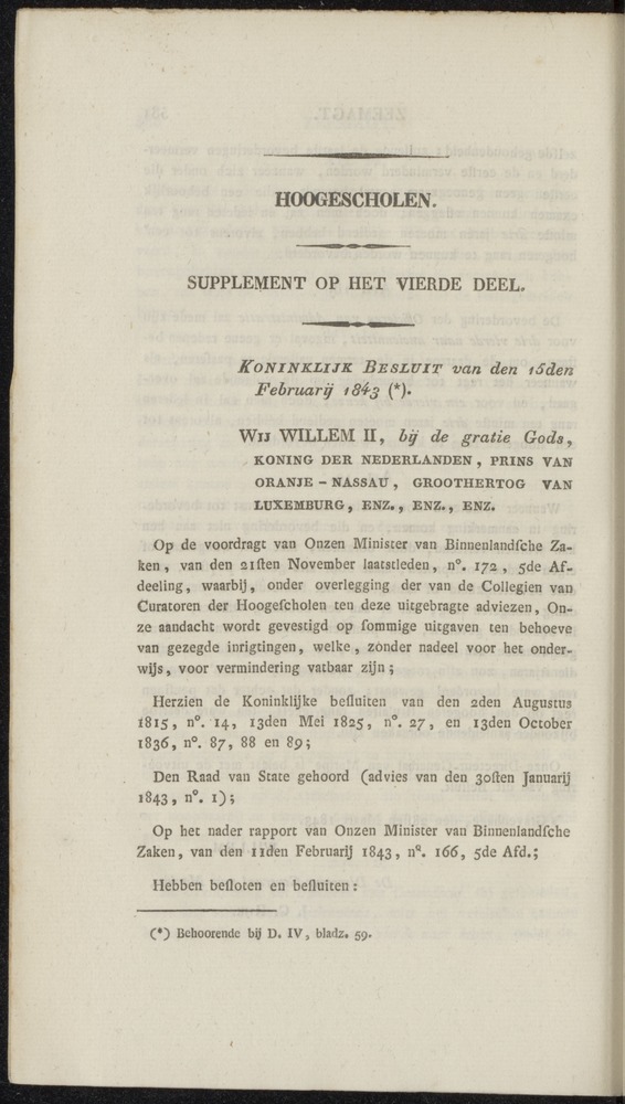 Nederlandsche pandecten, of Verzameling van wetten in het Koningrijk der Nederlanden / door W.Y. van Hamelsveld - 