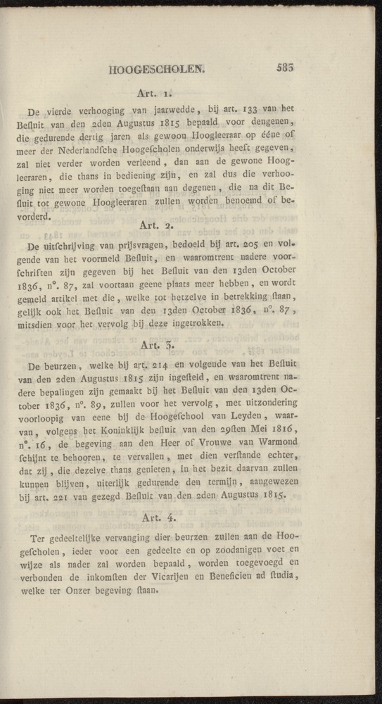 Nederlandsche pandecten, of Verzameling van wetten in het Koningrijk der Nederlanden / door W.Y. van Hamelsveld - 