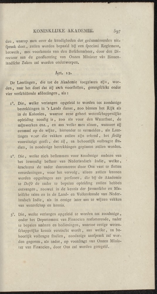 Nederlandsche pandecten, of Verzameling van wetten in het Koningrijk der Nederlanden / door W.Y. van Hamelsveld - 