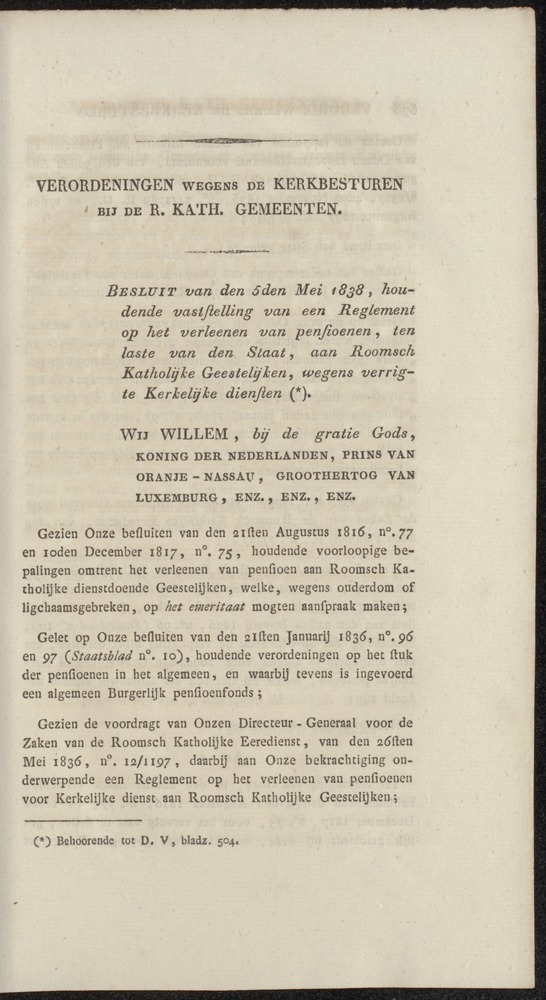 Nederlandsche pandecten, of Verzameling van wetten in het Koningrijk der Nederlanden / door W.Y. van Hamelsveld - 