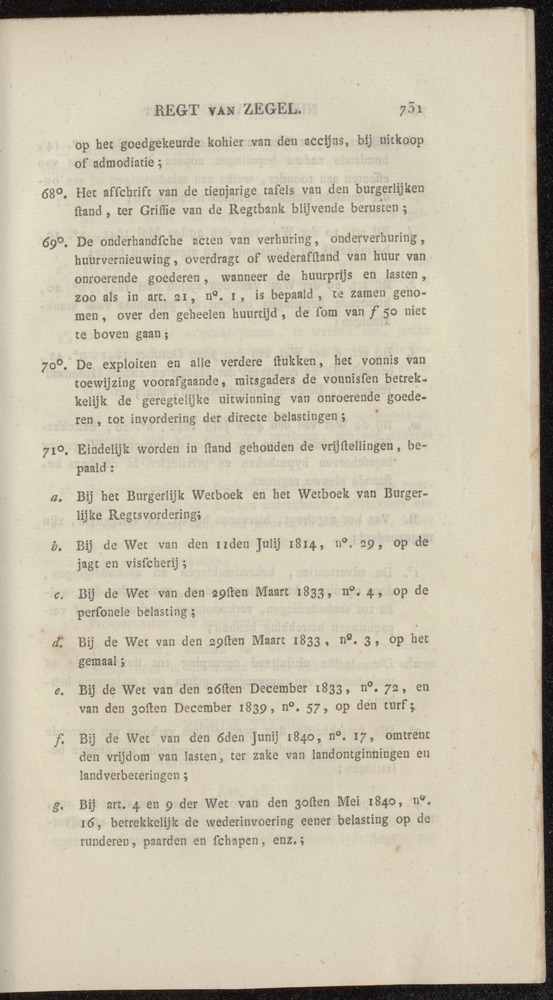 Nederlandsche pandecten, of Verzameling van wetten in het Koningrijk der Nederlanden / door W.Y. van Hamelsveld - 