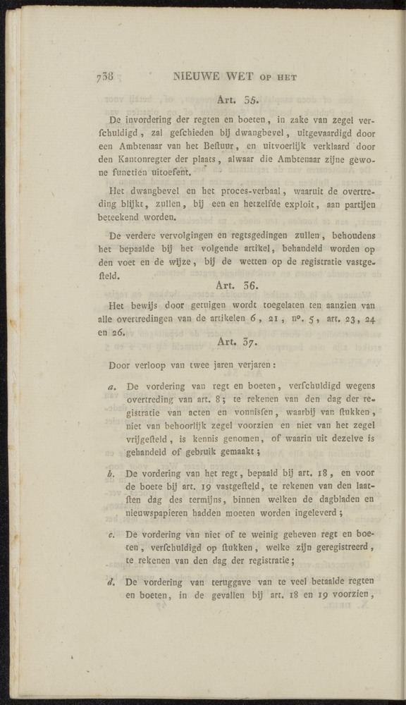 Nederlandsche pandecten, of Verzameling van wetten in het Koningrijk der Nederlanden / door W.Y. van Hamelsveld - 