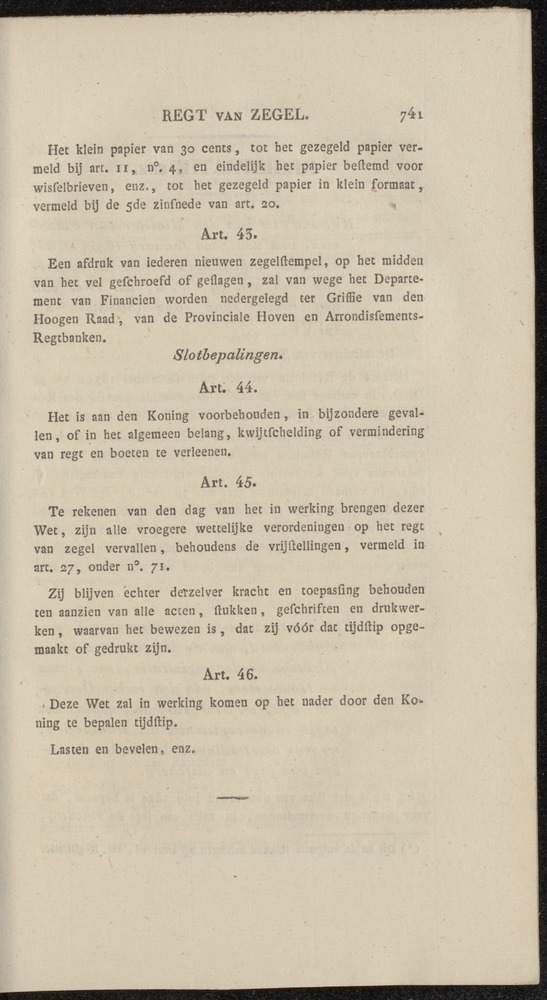 Nederlandsche pandecten, of Verzameling van wetten in het Koningrijk der Nederlanden / door W.Y. van Hamelsveld - 
