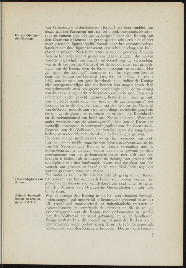 Verslag van de commissie van onderzoek naar de opvattingen in Nederland omtrent de plaats van de overzeesche gebiedsdeelen in het koninkrijk : ingesteld bij ministerieel besluit van 30 augustus 1945 / [voorzitter: W.H. van Helsdingen] - 