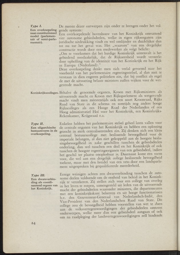 Verslag van de commissie van onderzoek naar de opvattingen in Nederland omtrent de plaats van de overzeesche gebiedsdeelen in het koninkrijk : ingesteld bij ministerieel besluit van 30 augustus 1945 / [voorzitter: W.H. van Helsdingen] - 
