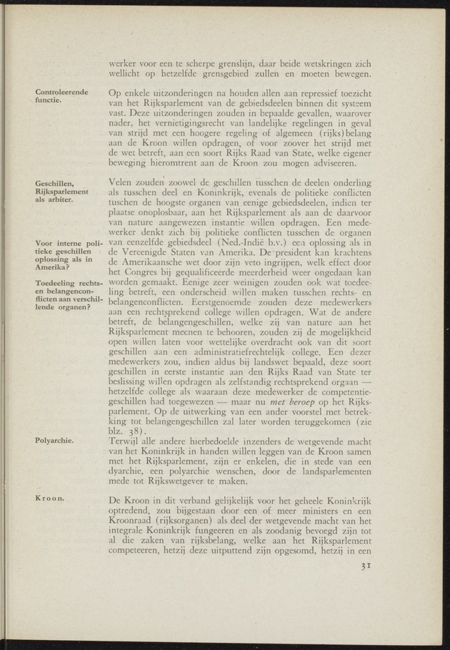 Verslag van de commissie van onderzoek naar de opvattingen in Nederland omtrent de plaats van de overzeesche gebiedsdeelen in het koninkrijk : ingesteld bij ministerieel besluit van 30 augustus 1945 / [voorzitter: W.H. van Helsdingen] - 