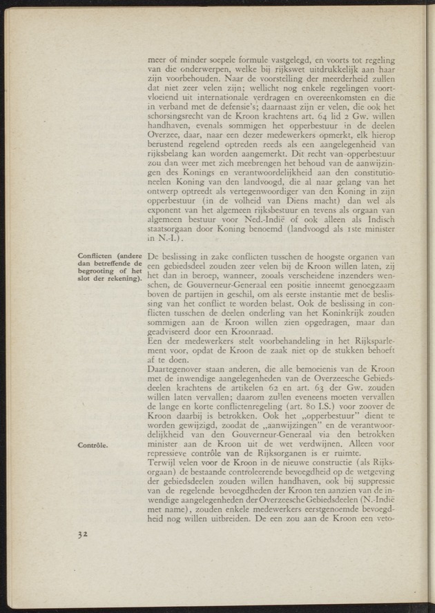 Verslag van de commissie van onderzoek naar de opvattingen in Nederland omtrent de plaats van de overzeesche gebiedsdeelen in het koninkrijk : ingesteld bij ministerieel besluit van 30 augustus 1945 / [voorzitter: W.H. van Helsdingen] - 