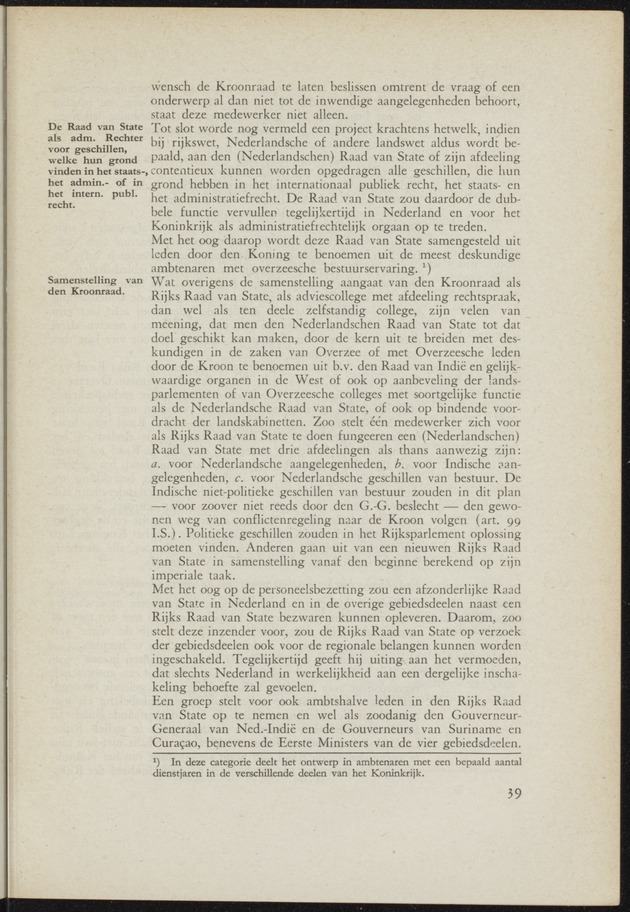 Verslag van de commissie van onderzoek naar de opvattingen in Nederland omtrent de plaats van de overzeesche gebiedsdeelen in het koninkrijk : ingesteld bij ministerieel besluit van 30 augustus 1945 / [voorzitter: W.H. van Helsdingen] - 