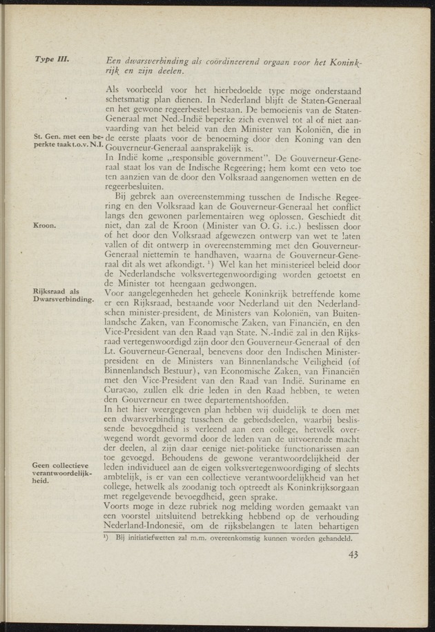 Verslag van de commissie van onderzoek naar de opvattingen in Nederland omtrent de plaats van de overzeesche gebiedsdeelen in het koninkrijk : ingesteld bij ministerieel besluit van 30 augustus 1945 / [voorzitter: W.H. van Helsdingen] - 
