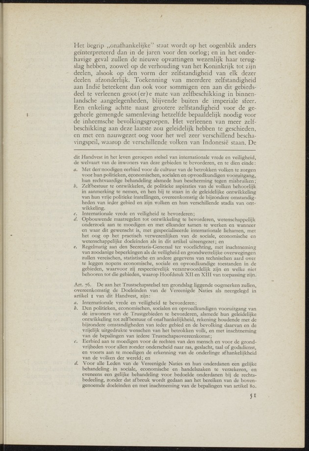 Verslag van de commissie van onderzoek naar de opvattingen in Nederland omtrent de plaats van de overzeesche gebiedsdeelen in het koninkrijk : ingesteld bij ministerieel besluit van 30 augustus 1945 / [voorzitter: W.H. van Helsdingen] - 