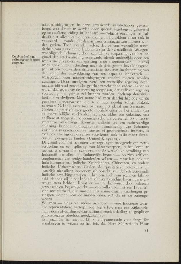 Verslag van de commissie van onderzoek naar de opvattingen in Nederland omtrent de plaats van de overzeesche gebiedsdeelen in het koninkrijk : ingesteld bij ministerieel besluit van 30 augustus 1945 / [voorzitter: W.H. van Helsdingen] - 