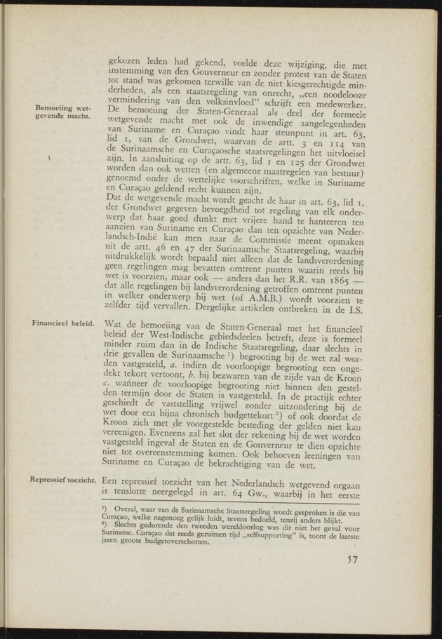 Verslag van de commissie van onderzoek naar de opvattingen in Nederland omtrent de plaats van de overzeesche gebiedsdeelen in het koninkrijk : ingesteld bij ministerieel besluit van 30 augustus 1945 / [voorzitter: W.H. van Helsdingen] - 