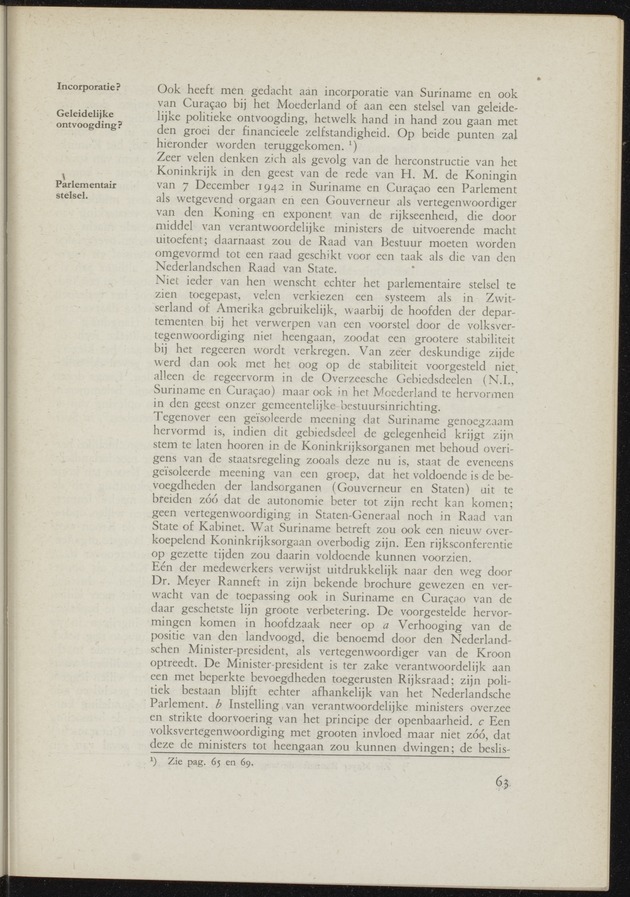 Verslag van de commissie van onderzoek naar de opvattingen in Nederland omtrent de plaats van de overzeesche gebiedsdeelen in het koninkrijk : ingesteld bij ministerieel besluit van 30 augustus 1945 / [voorzitter: W.H. van Helsdingen] - 