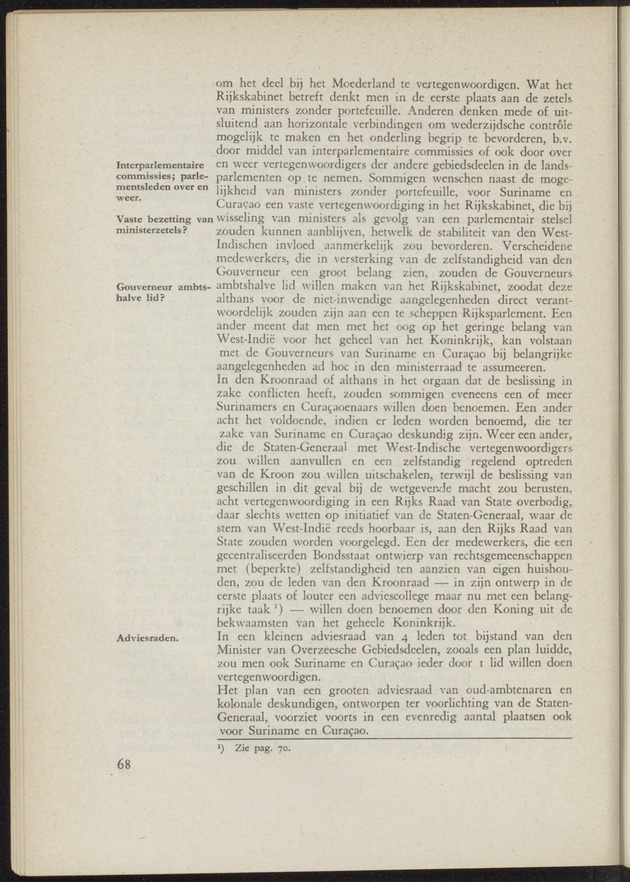 Verslag van de commissie van onderzoek naar de opvattingen in Nederland omtrent de plaats van de overzeesche gebiedsdeelen in het koninkrijk : ingesteld bij ministerieel besluit van 30 augustus 1945 / [voorzitter: W.H. van Helsdingen] - 