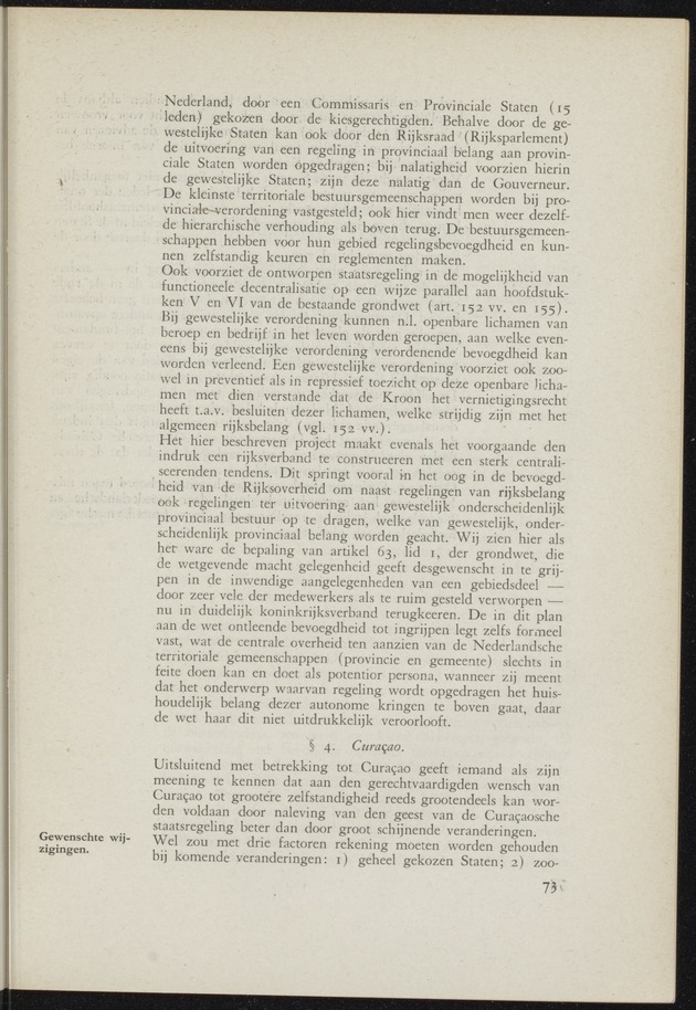 Verslag van de commissie van onderzoek naar de opvattingen in Nederland omtrent de plaats van de overzeesche gebiedsdeelen in het koninkrijk : ingesteld bij ministerieel besluit van 30 augustus 1945 / [voorzitter: W.H. van Helsdingen] - 