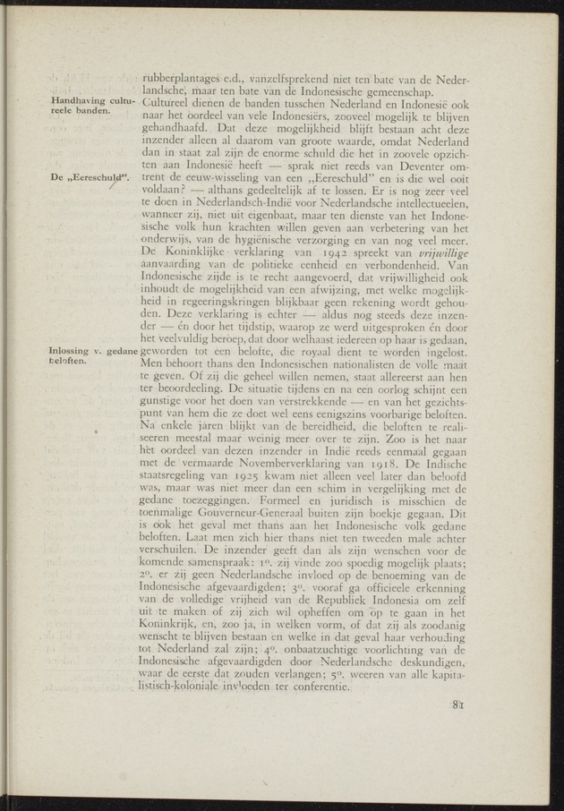 Verslag van de commissie van onderzoek naar de opvattingen in Nederland omtrent de plaats van de overzeesche gebiedsdeelen in het koninkrijk : ingesteld bij ministerieel besluit van 30 augustus 1945 / [voorzitter: W.H. van Helsdingen] - 