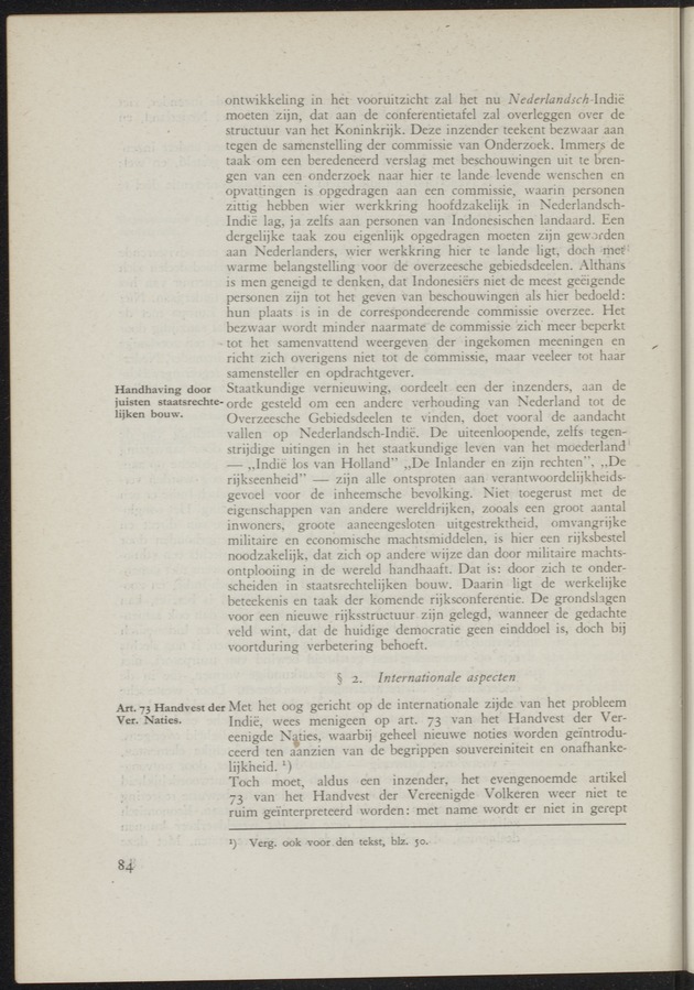 Verslag van de commissie van onderzoek naar de opvattingen in Nederland omtrent de plaats van de overzeesche gebiedsdeelen in het koninkrijk : ingesteld bij ministerieel besluit van 30 augustus 1945 / [voorzitter: W.H. van Helsdingen] - 