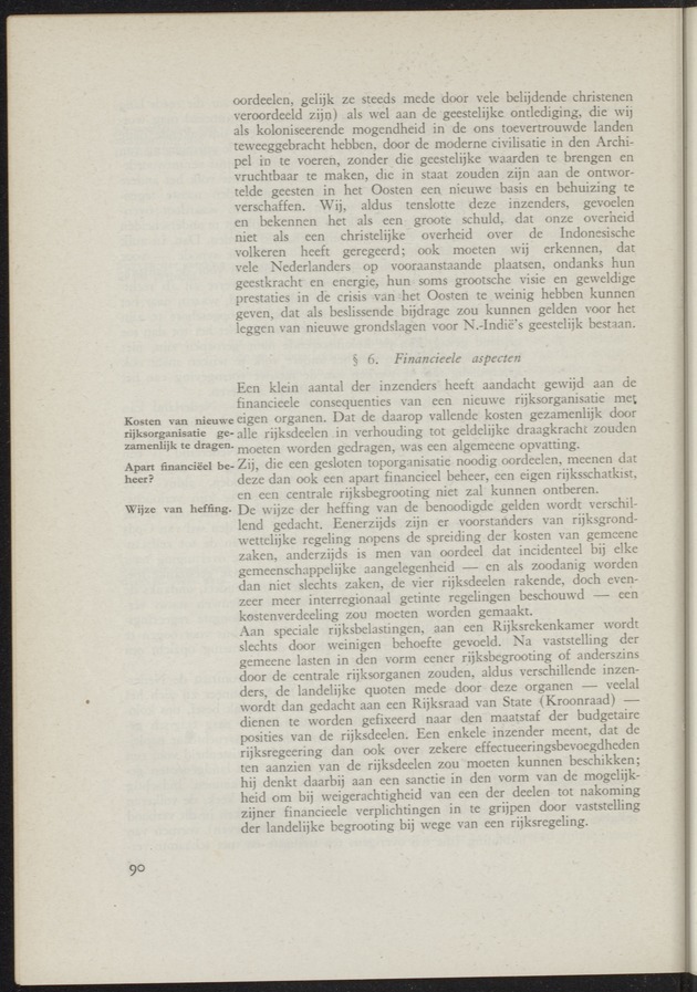Verslag van de commissie van onderzoek naar de opvattingen in Nederland omtrent de plaats van de overzeesche gebiedsdeelen in het koninkrijk : ingesteld bij ministerieel besluit van 30 augustus 1945 / [voorzitter: W.H. van Helsdingen] - 