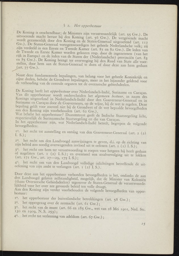 Verslag van de commissie van onderzoek naar de opvattingen in Nederland omtrent de plaats van de overzeesche gebiedsdeelen in het koninkrijk : ingesteld bij ministerieel besluit van 30 augustus 1945 / [voorzitter: W.H. van Helsdingen] - 