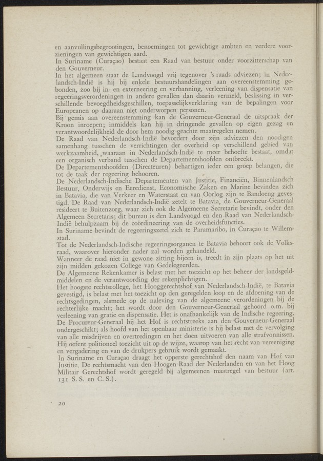 Verslag van de commissie van onderzoek naar de opvattingen in Nederland omtrent de plaats van de overzeesche gebiedsdeelen in het koninkrijk : ingesteld bij ministerieel besluit van 30 augustus 1945 / [voorzitter: W.H. van Helsdingen] - 