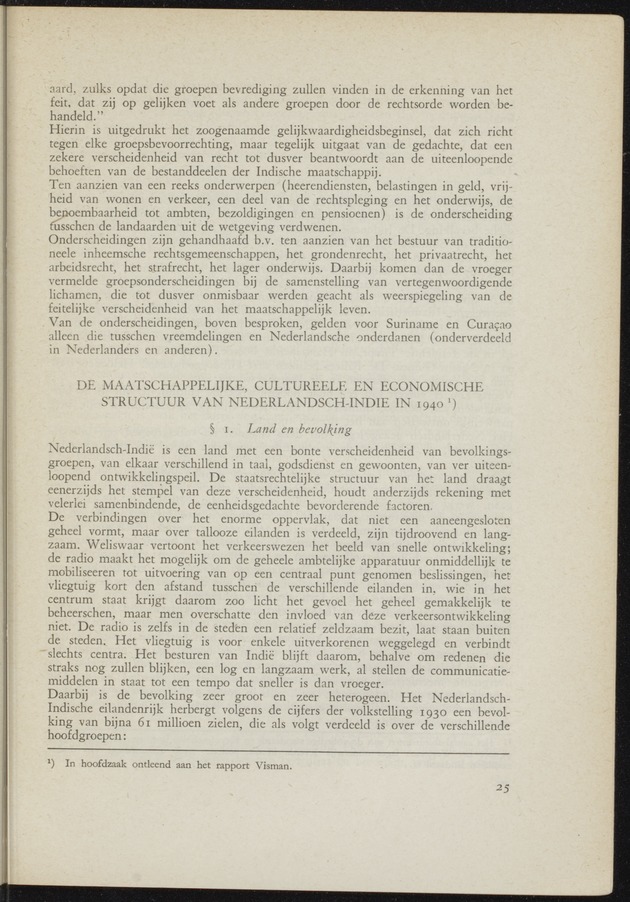Verslag van de commissie van onderzoek naar de opvattingen in Nederland omtrent de plaats van de overzeesche gebiedsdeelen in het koninkrijk : ingesteld bij ministerieel besluit van 30 augustus 1945 / [voorzitter: W.H. van Helsdingen] - 