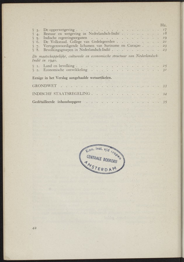 Verslag van de commissie van onderzoek naar de opvattingen in Nederland omtrent de plaats van de overzeesche gebiedsdeelen in het koninkrijk : ingesteld bij ministerieel besluit van 30 augustus 1945 / [voorzitter: W.H. van Helsdingen] - 