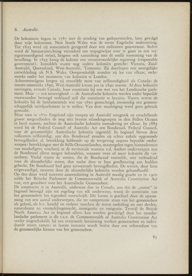 Bijlage bij het verslag van de commissie van onderzoek naar de opvattingen in Nederland omtrent de plaats van de overzeesche gebiedsdeelen in het koninkrijk : ingesteld bij ministerieel besluit van 30 augustus 1945 / [voorzitter: W.H. van Helsdingen] - 