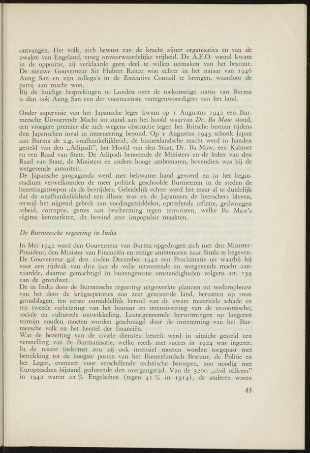 Bijlage bij het verslag van de commissie van onderzoek naar de opvattingen in Nederland omtrent de plaats van de overzeesche gebiedsdeelen in het koninkrijk : ingesteld bij ministerieel besluit van 30 augustus 1945 / [voorzitter: W.H. van Helsdingen] - 