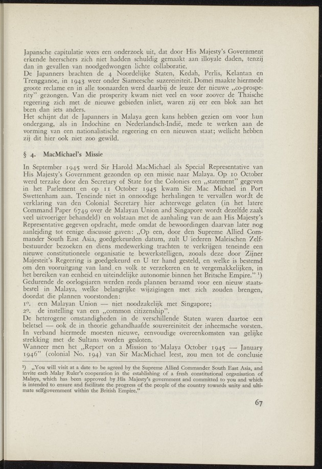 Bijlage bij het verslag van de commissie van onderzoek naar de opvattingen in Nederland omtrent de plaats van de overzeesche gebiedsdeelen in het koninkrijk : ingesteld bij ministerieel besluit van 30 augustus 1945 / [voorzitter: W.H. van Helsdingen] - 