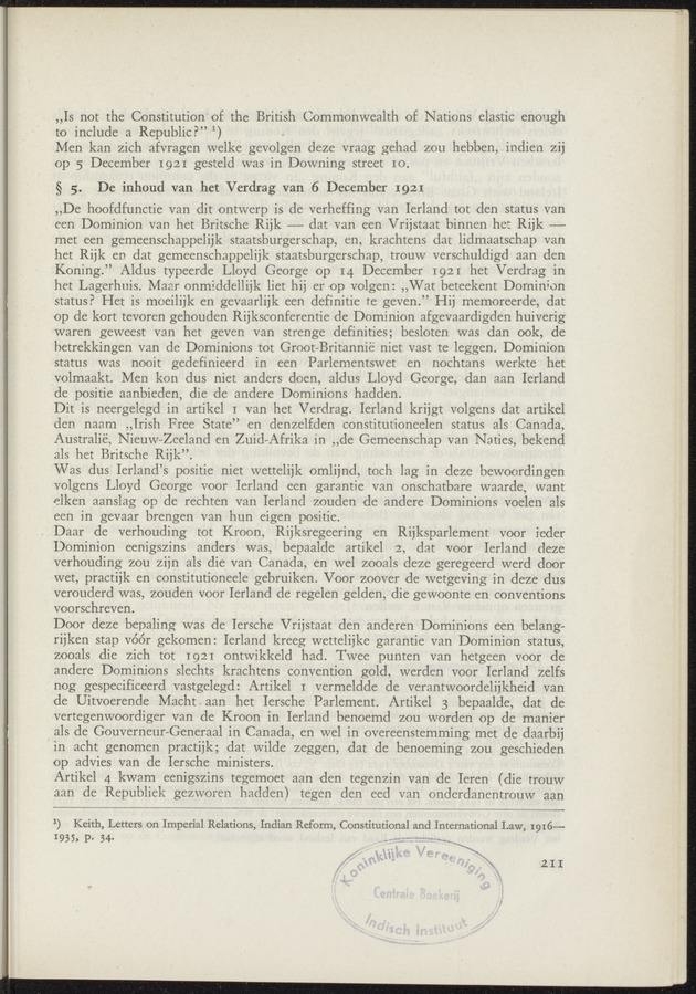Bijlage bij het verslag van de commissie van onderzoek naar de opvattingen in Nederland omtrent de plaats van de overzeesche gebiedsdeelen in het koninkrijk : ingesteld bij ministerieel besluit van 30 augustus 1945 / [voorzitter: W.H. van Helsdingen] - 