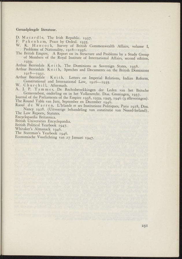 Bijlage bij het verslag van de commissie van onderzoek naar de opvattingen in Nederland omtrent de plaats van de overzeesche gebiedsdeelen in het koninkrijk : ingesteld bij ministerieel besluit van 30 augustus 1945 / [voorzitter: W.H. van Helsdingen] - 