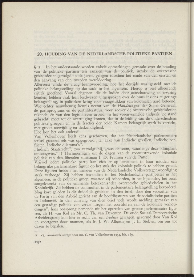 Bijlage bij het verslag van de commissie van onderzoek naar de opvattingen in Nederland omtrent de plaats van de overzeesche gebiedsdeelen in het koninkrijk : ingesteld bij ministerieel besluit van 30 augustus 1945 / [voorzitter: W.H. van Helsdingen] - 